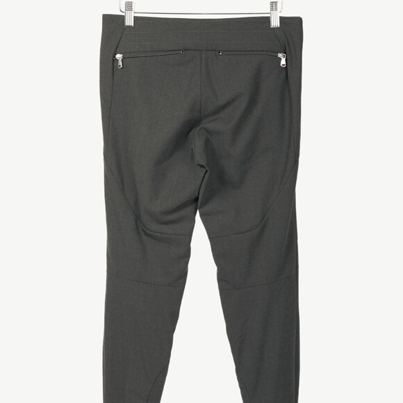 Brunello Cucinelli Anthracite Stretch-Wool Quilted Zip-Hem Trousers - Picture 2 of 13